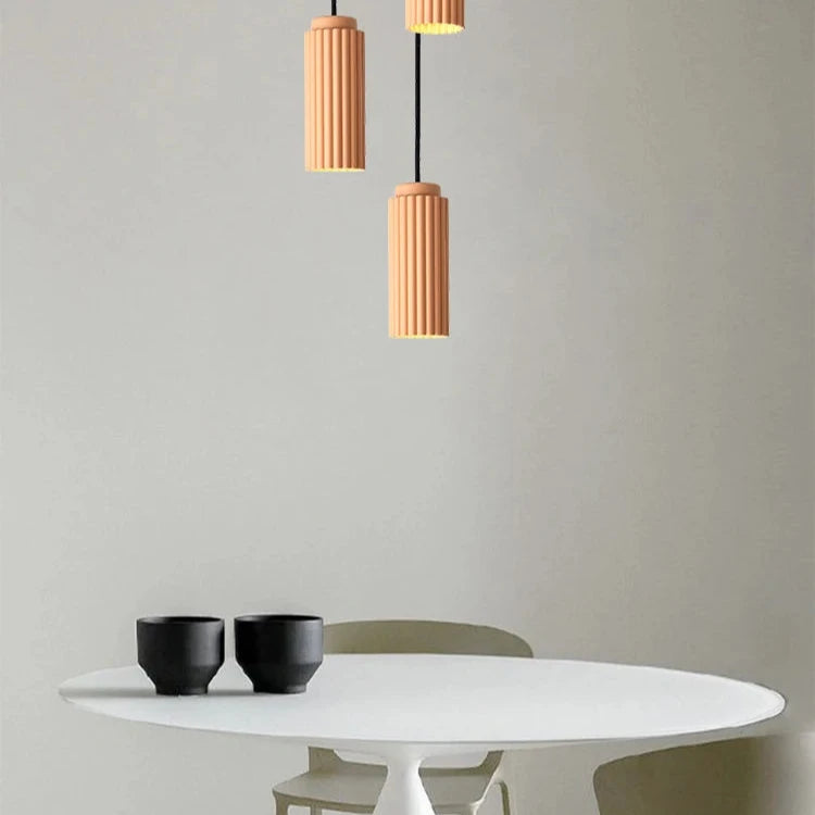 Modern Cylindrical Pendant Light