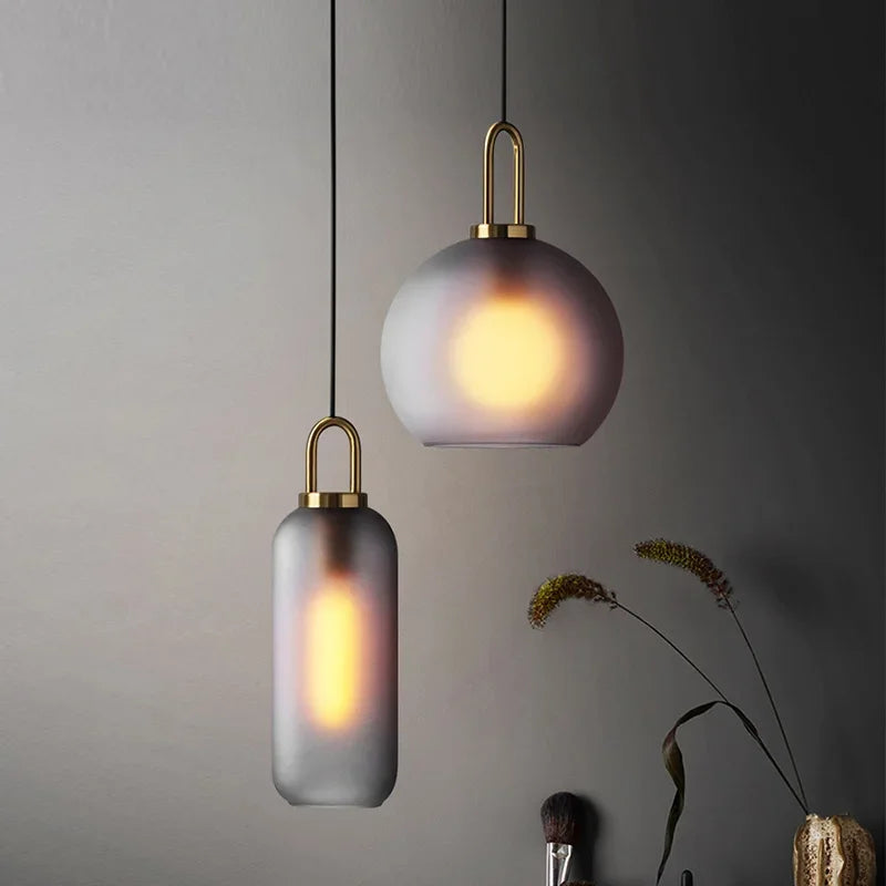 Elegant Glass Ball Pendant Light