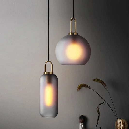 Elegant Glass Ball Pendant Light