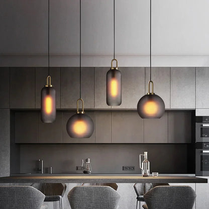 Elegant Glass Ball Pendant Light