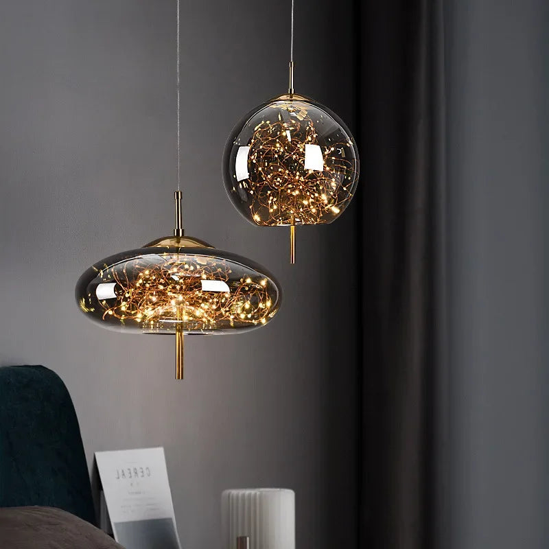 Celestial Orb LED Pendant Light