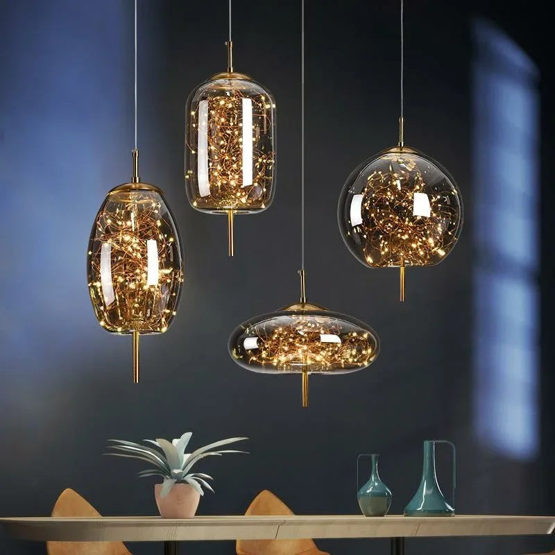 Celestial Orb LED Pendant Light