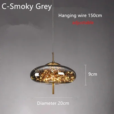 Celestial Orb LED Pendant Light