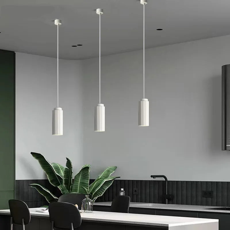 Modern Cylindrical Pendant Light