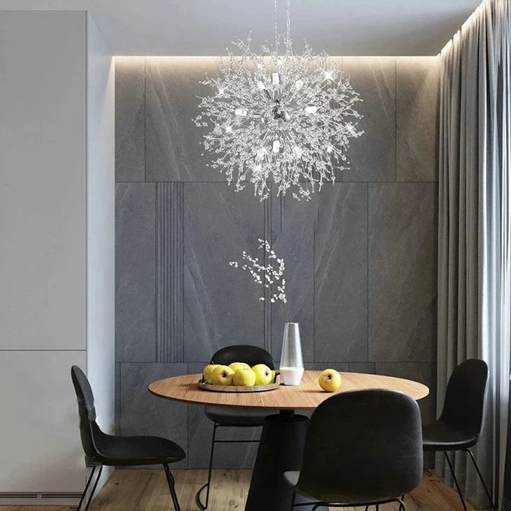 Celestial Dandelion Crystal Chandelier