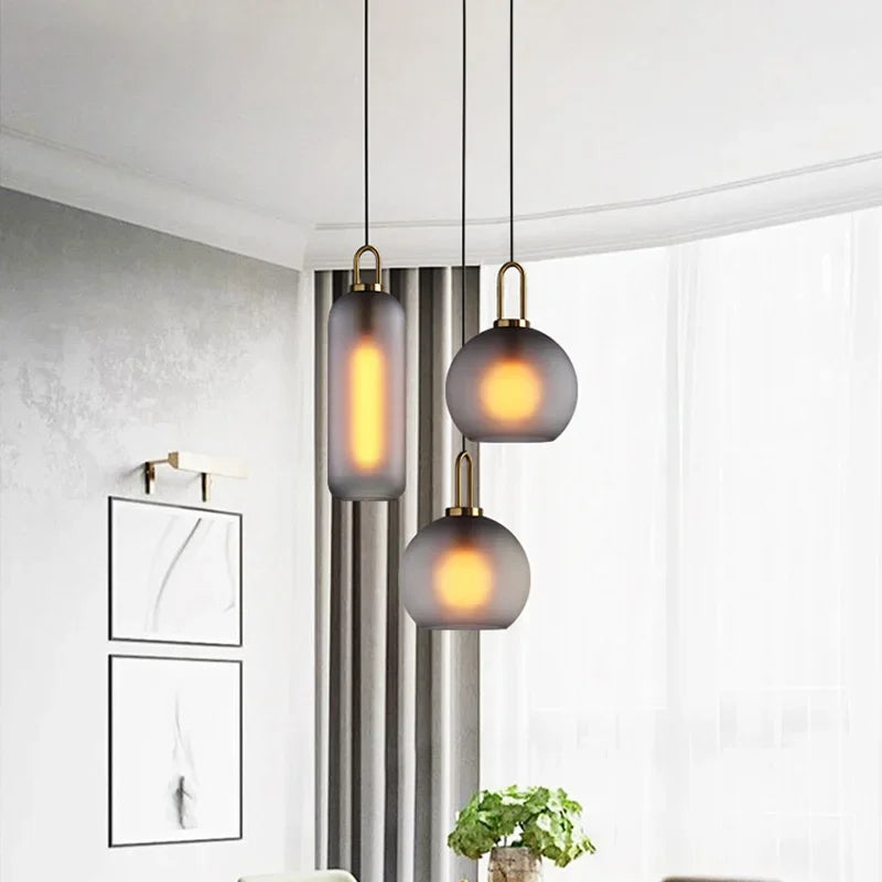 Elegant Glass Ball Pendant Light