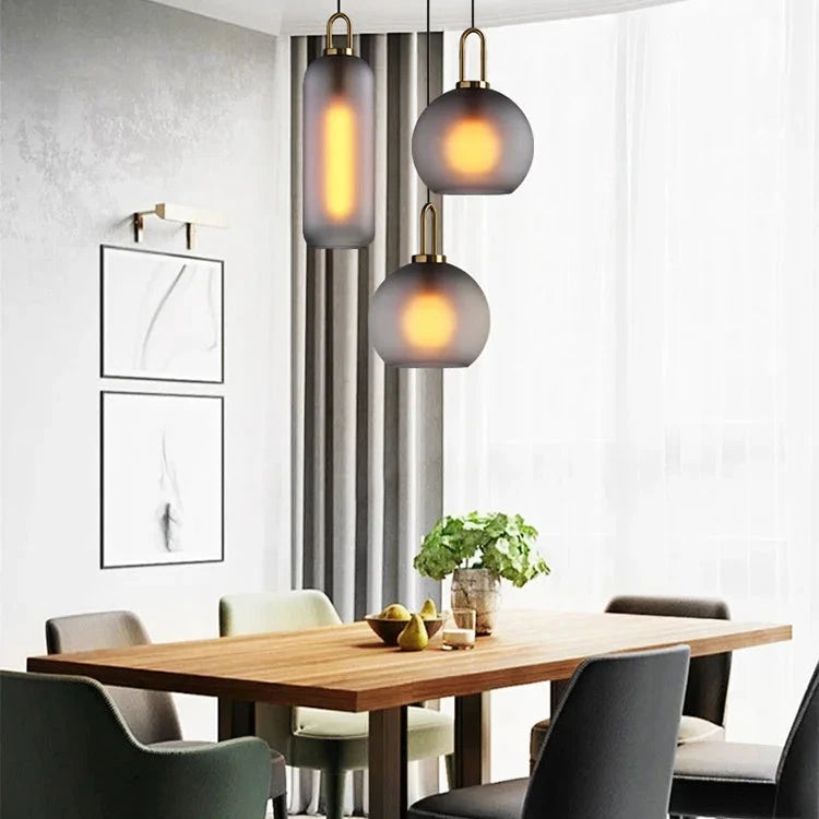 Elegant Glass Ball Pendant Light